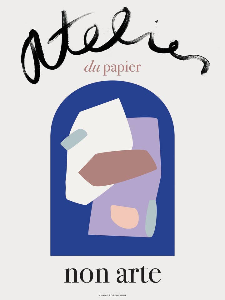 Atelier du Papier — "Bleu" pour la vente par Nynne Rosenvinge