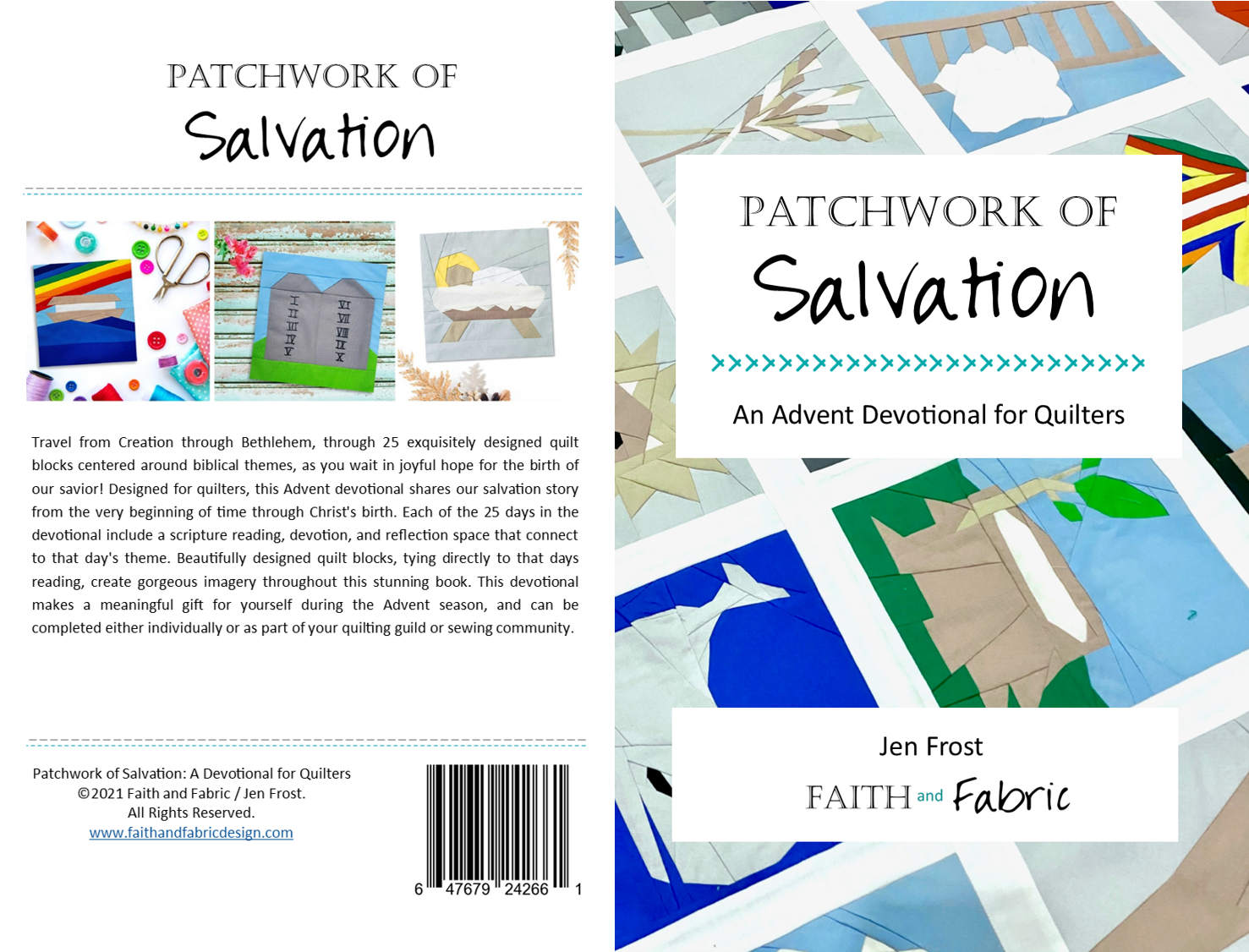 Faith and Fabric - Wholesale Religion Book - Patchwork of Salvation: Advent Devotional for Quilters1