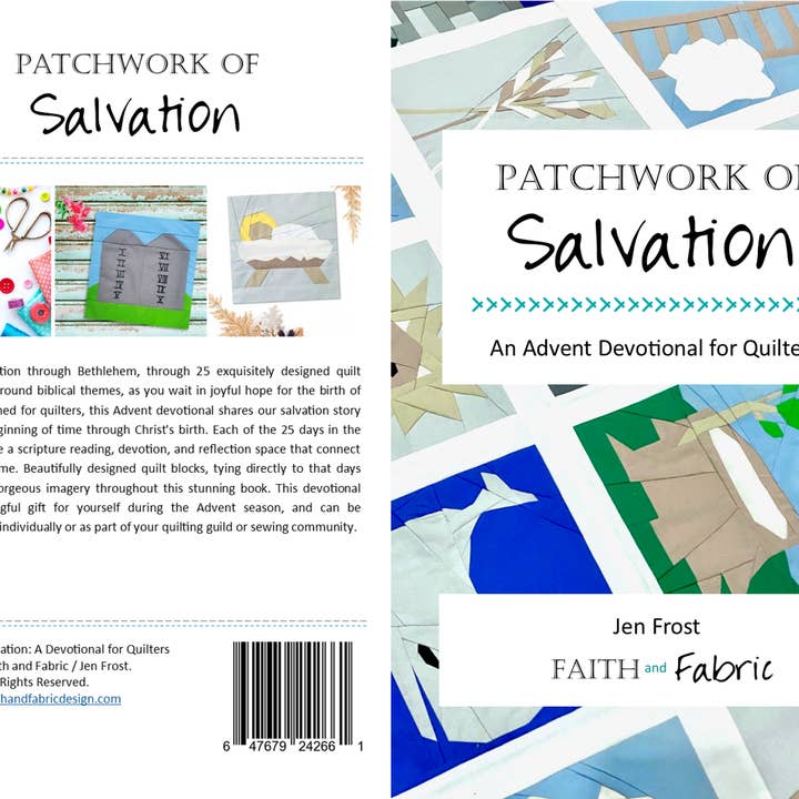 Faith and Fabric - Wholesale Religion Book - Patchwork of Salvation: Advent Devotional for Quilters1