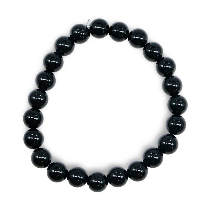 Bracelet - Black Onyx - 8mm for wholesale by Arômes & Évasions