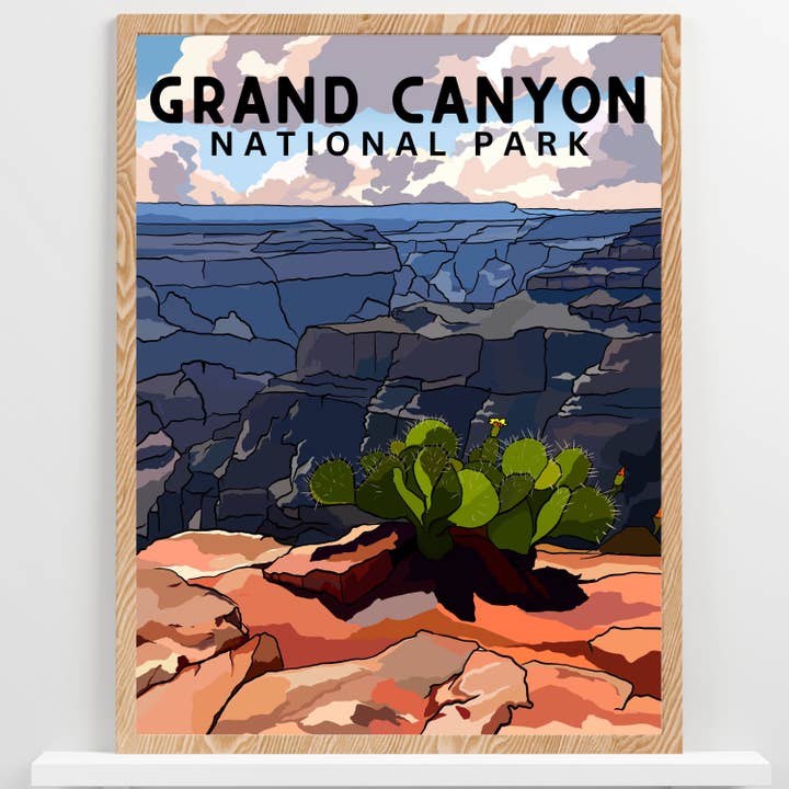 Grand Canyon Nationalpark | Sydvestlig vægkunst for engroshandel hos Wild Life Design Co.