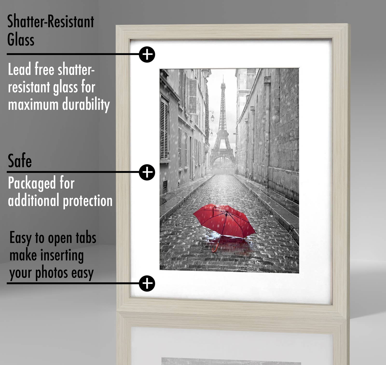 Americanflat - Wholesale Picture Frame - Americanflat Picture Frame with Mat Standard Molding97