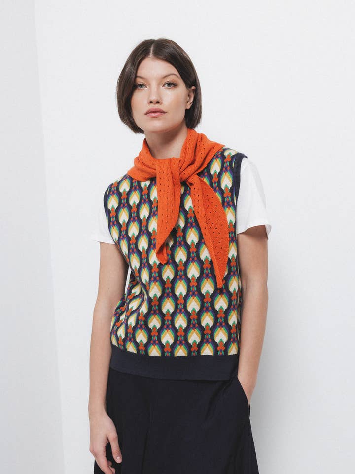 Chaleco de Punto Jacquard (438667-47) para venta al por mayor de Lanidor