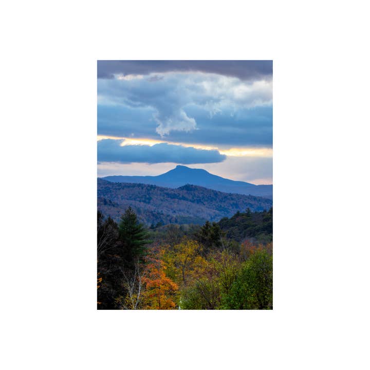 Camel's Hump in Blue | Montpelier, Vermont for wholesale by wjd photography