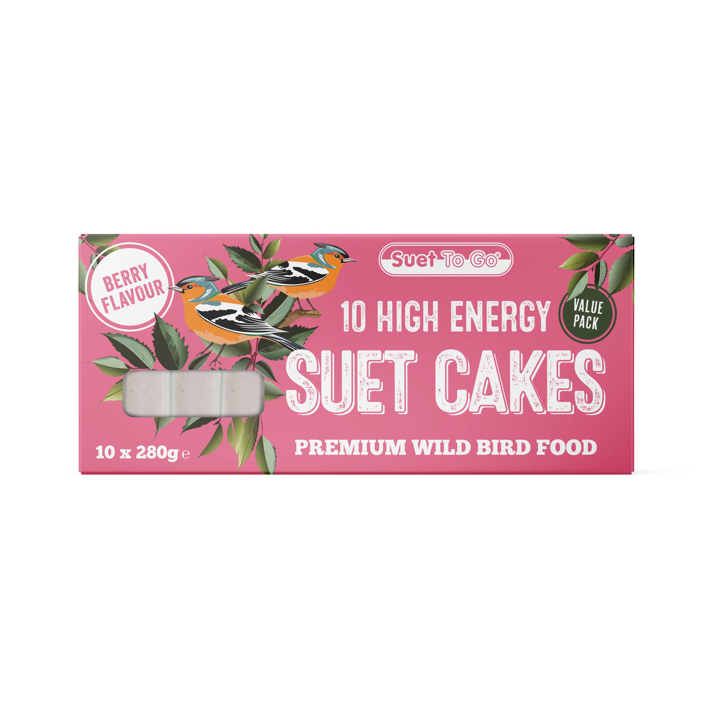 Natures Grub – wholesale Pet food – Not cat/dog – Suet To Go Suet Cake 10pk - Berry | Wild Bird Food0