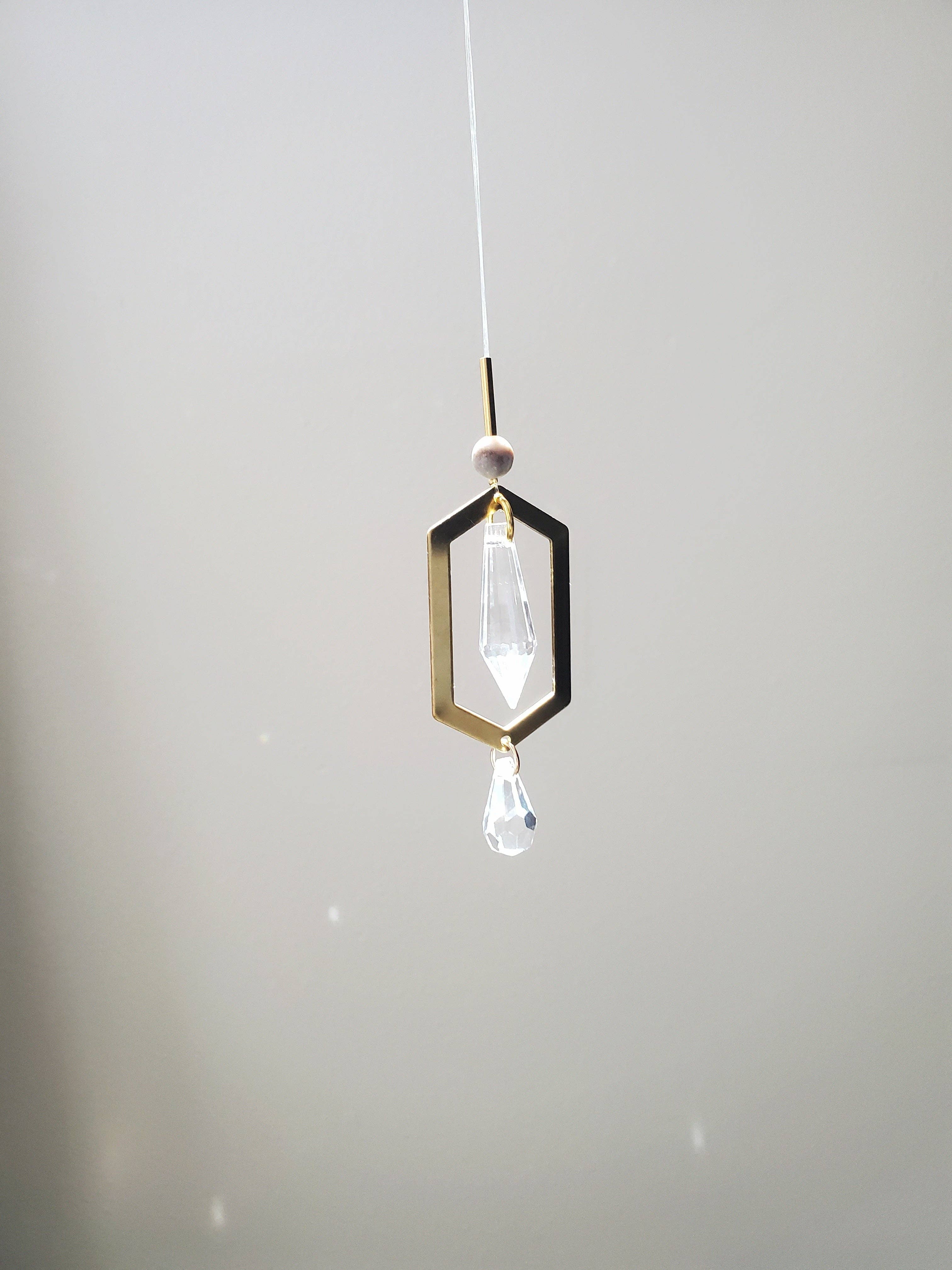 Hexagon Suncatcher for wholesale by Zoerb & Co