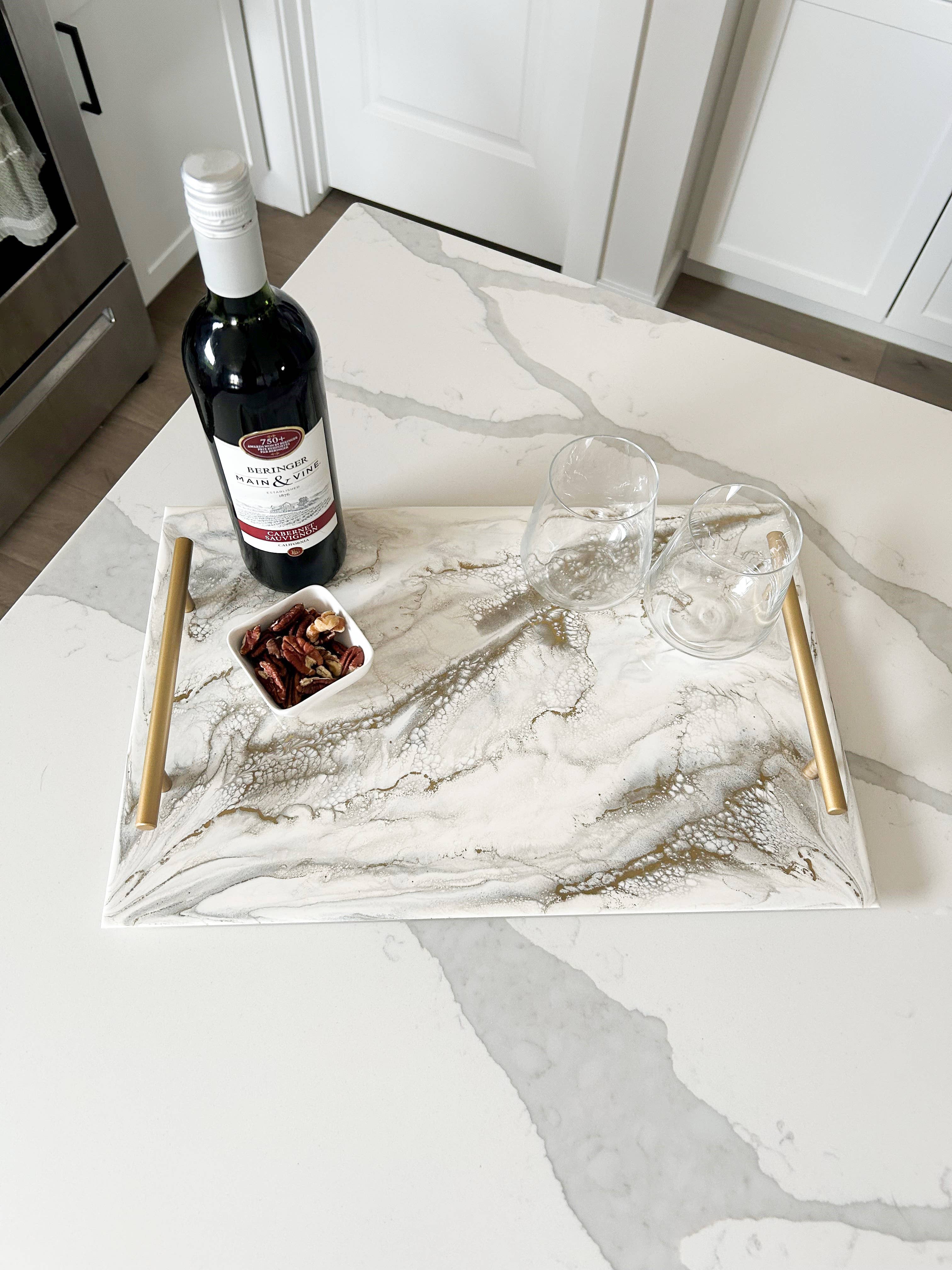 Lynn & Liana Designs - Wholesale Dienblad - Hars serveerschalen met handvatten - GEEN TARIEVEN! Feestdecoratie8