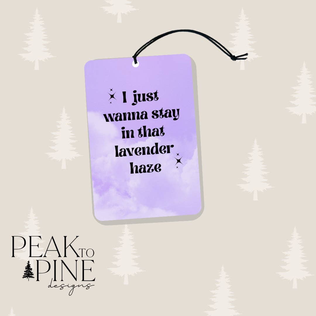 Peak To Pine Designs - Wholesale Car Freshener - Women's - Lavender Haze - Air Freshener