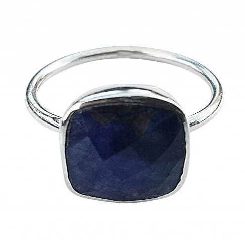 Cushion Cut Sapphire for wholesale by London Manori