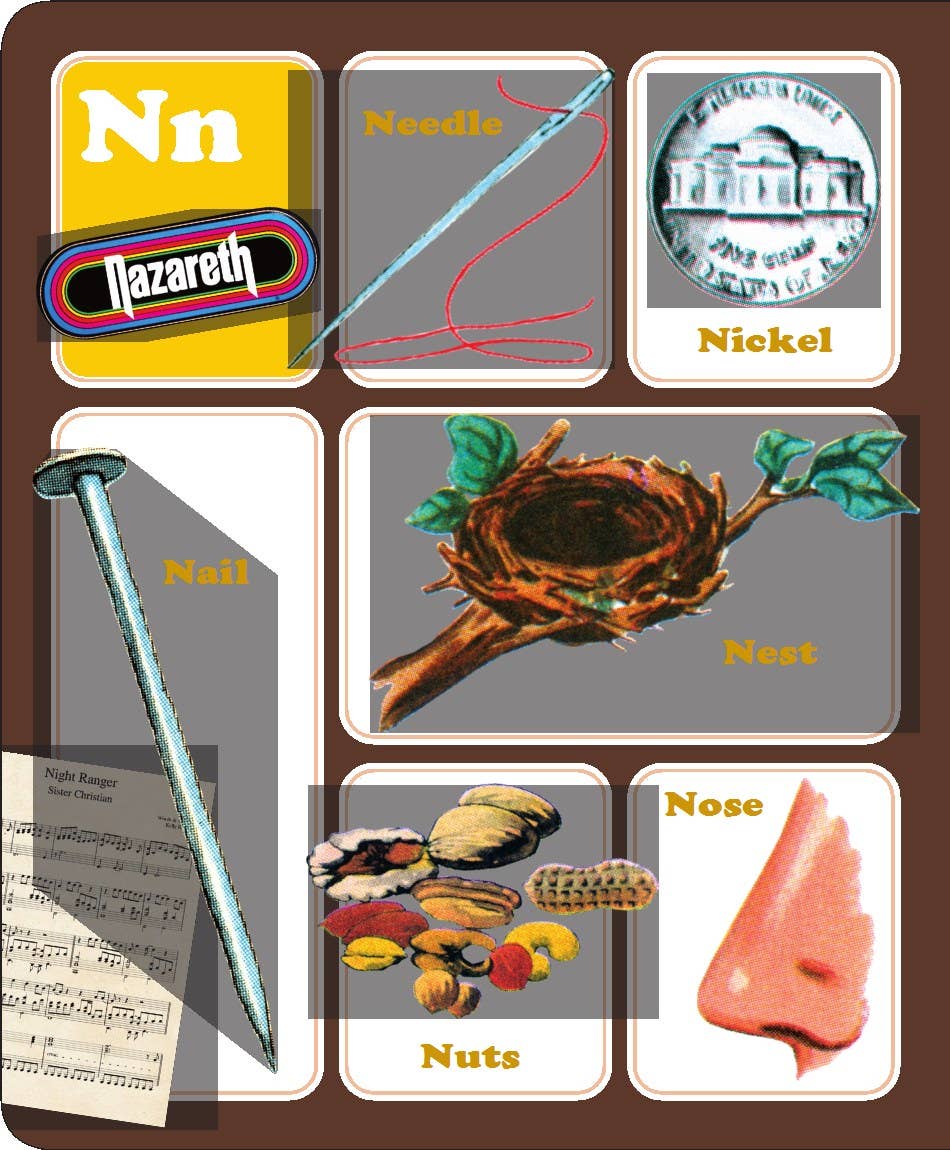 Laughing Elephant Books - Vente Livre pour bébés et tout-petits (jusqu'à 2 ans) - Des pommes à Zeppelin : Un ABC rock ! - Livre cartonné pour enfants5