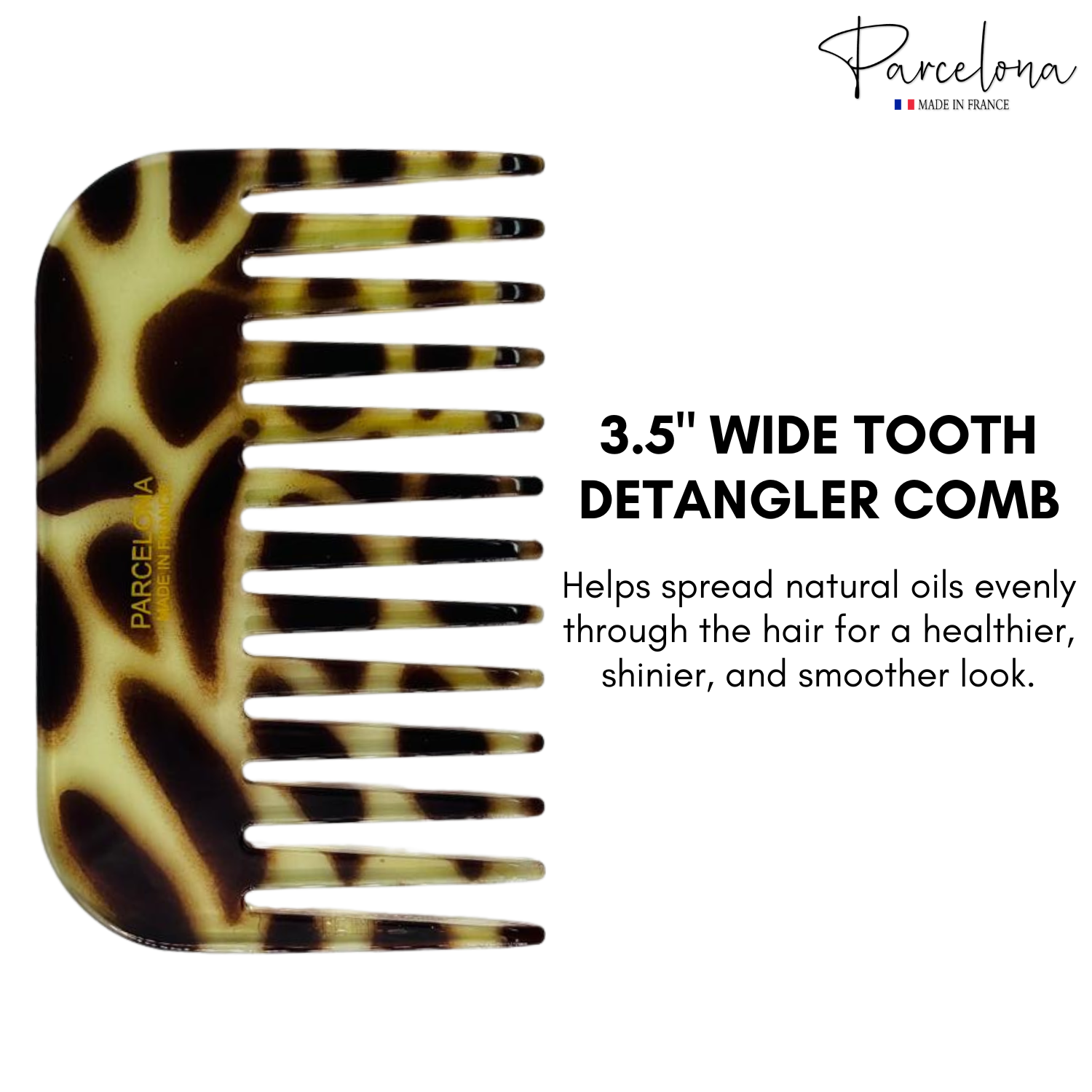 Parcelona - Wholesale Hair Brush/Comb - Parcelona Wide Tooth Comb Tropical Toucan Floral Print Comb for Thick Curly Hair29