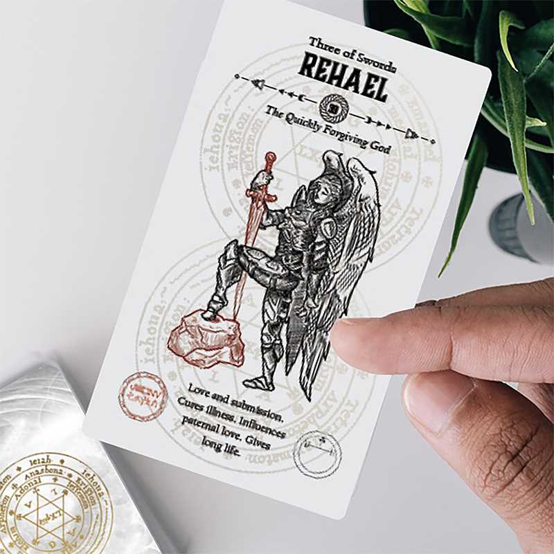 Simon & Schuster - Wholesale Philosophy - Angel Tarot by Travis McHenry5