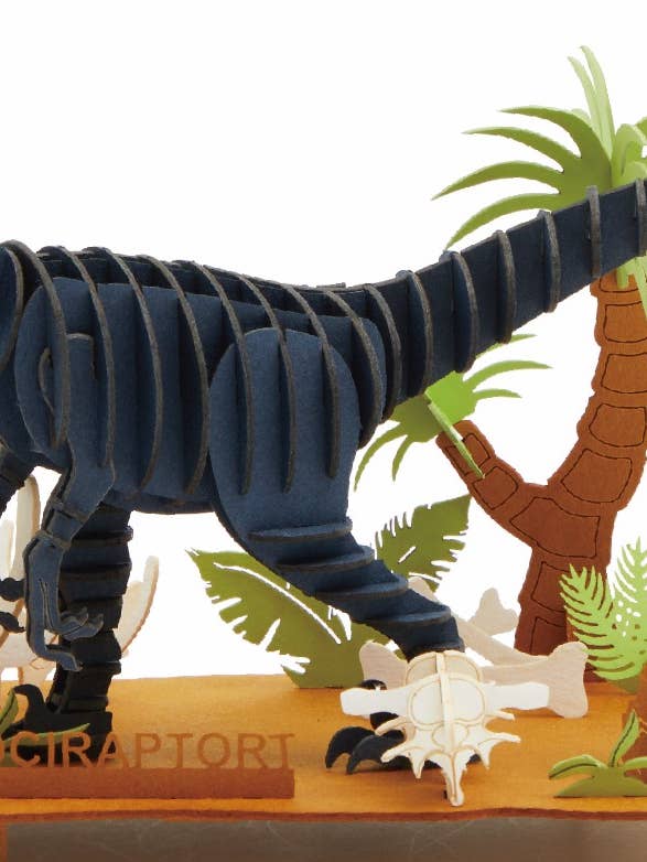 CUPUZ 3D-pussel av Velociraptor Dinosaur Scene
för wholesale av Go on make me