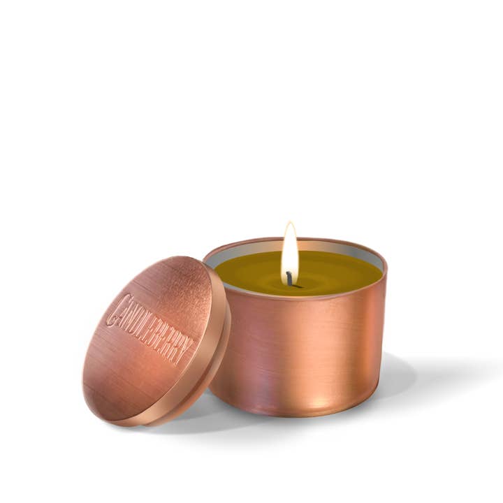 Coffee Shoppe - French Roasted Coffee - Travel Tin for wholesale by The Candleberry Candle Company