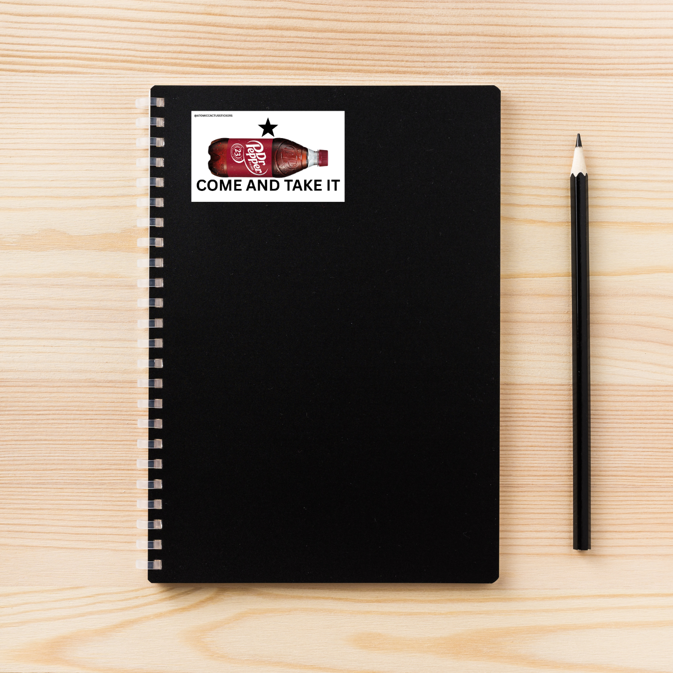 Ven y tómalo Pepper Pegatina de orgullo tejano Pegatina