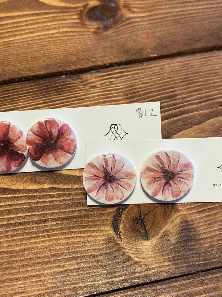 Flower Stud for wholesale by Styles by Shelby