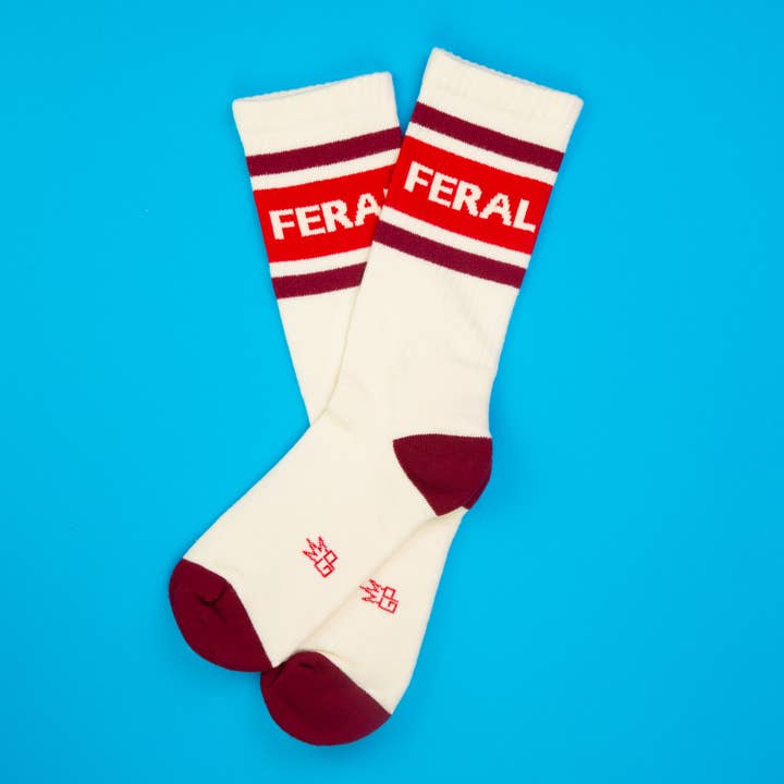 Gumball Poodle - Wholesale Socks - Unisex - Feral Gym Crew Socks