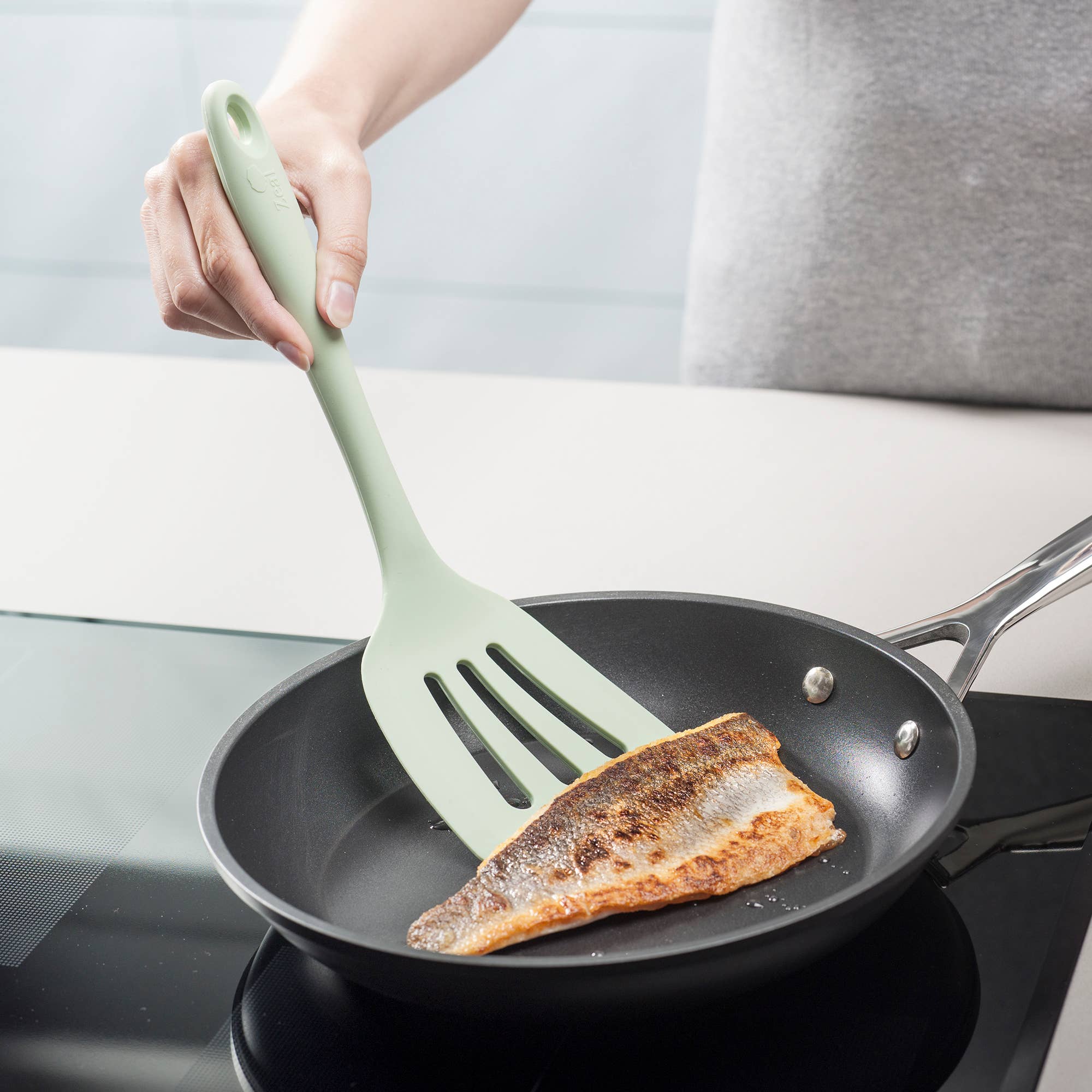 Kitchen Innovations Inc. - Wholesale Spatula/Turner - Coastal 12" Silicone Slotted Turner2