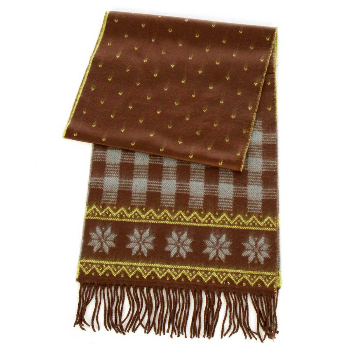 SERENITA - Wholesale Scarf - Unisex - Cashmere Feel Scarf Soft Warm Unisex Tartan Made in Korea22