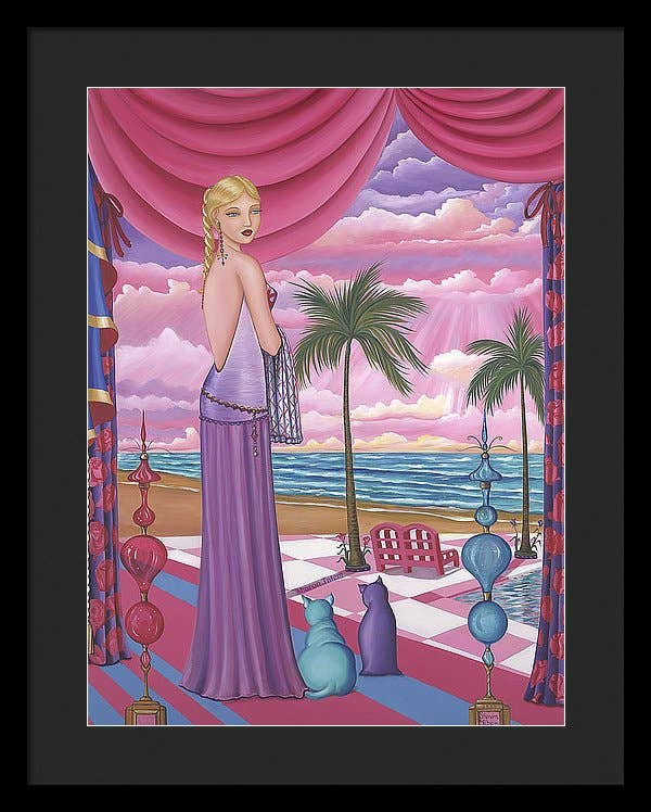 Sharon Tatem Fashion LLC - Wholesale Art Print - Melissa - Framed Print21