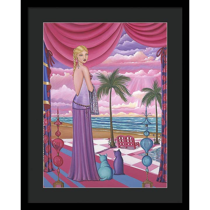 Sharon Tatem Fashion LLC - Wholesale Art Print - Melissa - Framed Print21