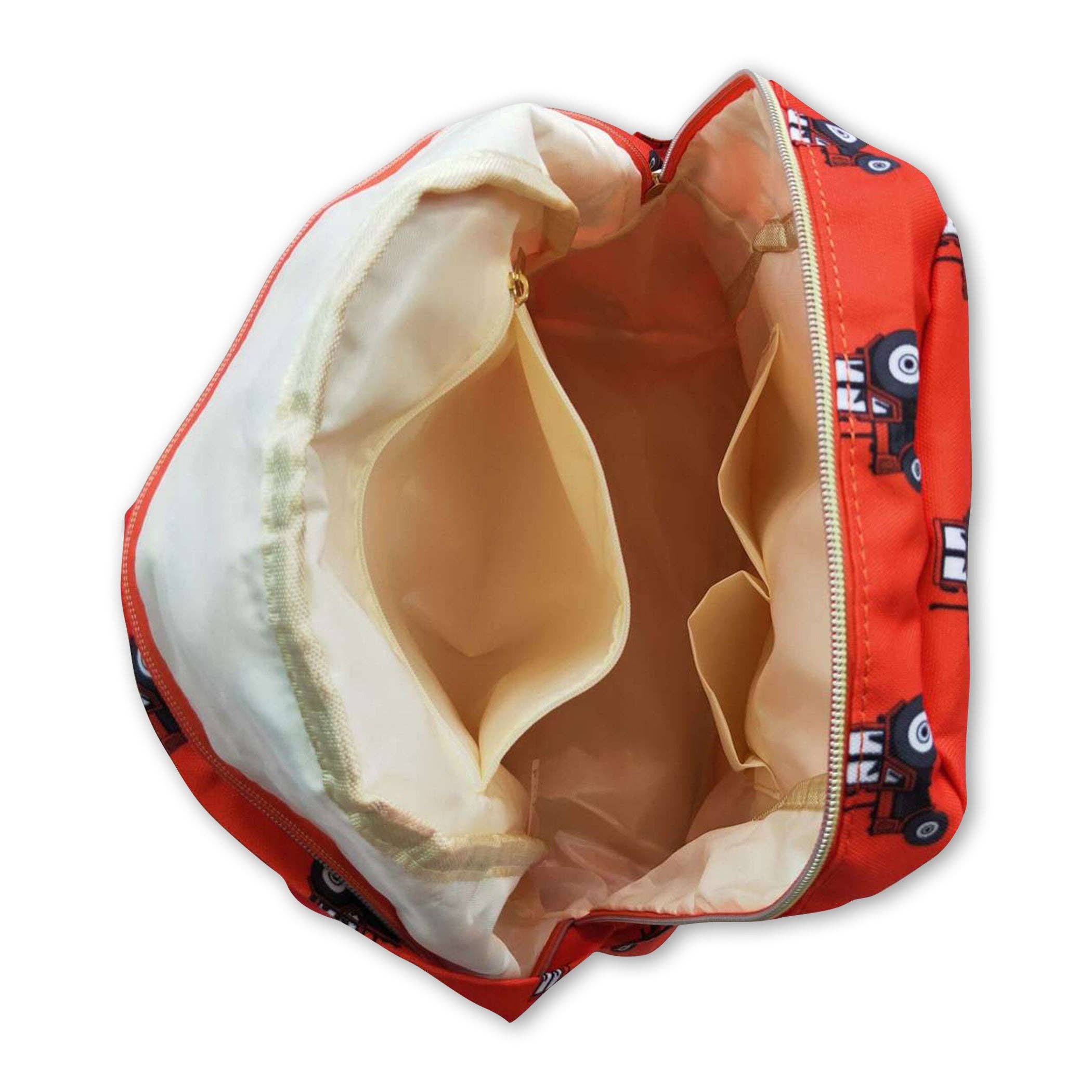 Yawoo Garments - Wholesale Backpack - Kids - Red tractor kids boy farm backpack3