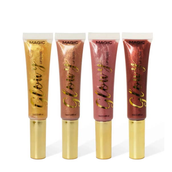 Majestic Wholesale – Engroshandel Lipgloss – GLØDENDE SPEJLLOOK LIPGLOSS 24 STK BOKSESÆT1