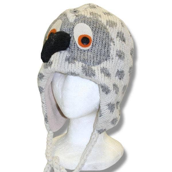 Northern Lifestyles Canada - Vendita all'ingrosso Accessori per cappelli - Donna - Tuques/cappelli a testa di animale per uomo e donna. 100% lana con fodera in pile. Realizzato a mano in Nepal25