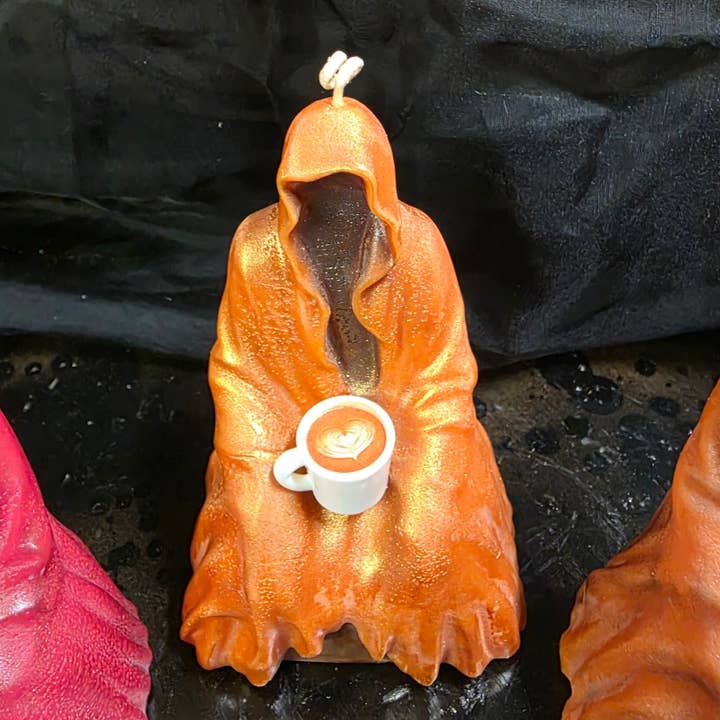 Grim Reaper Coffee Candles for wholesale by Melmade Scents