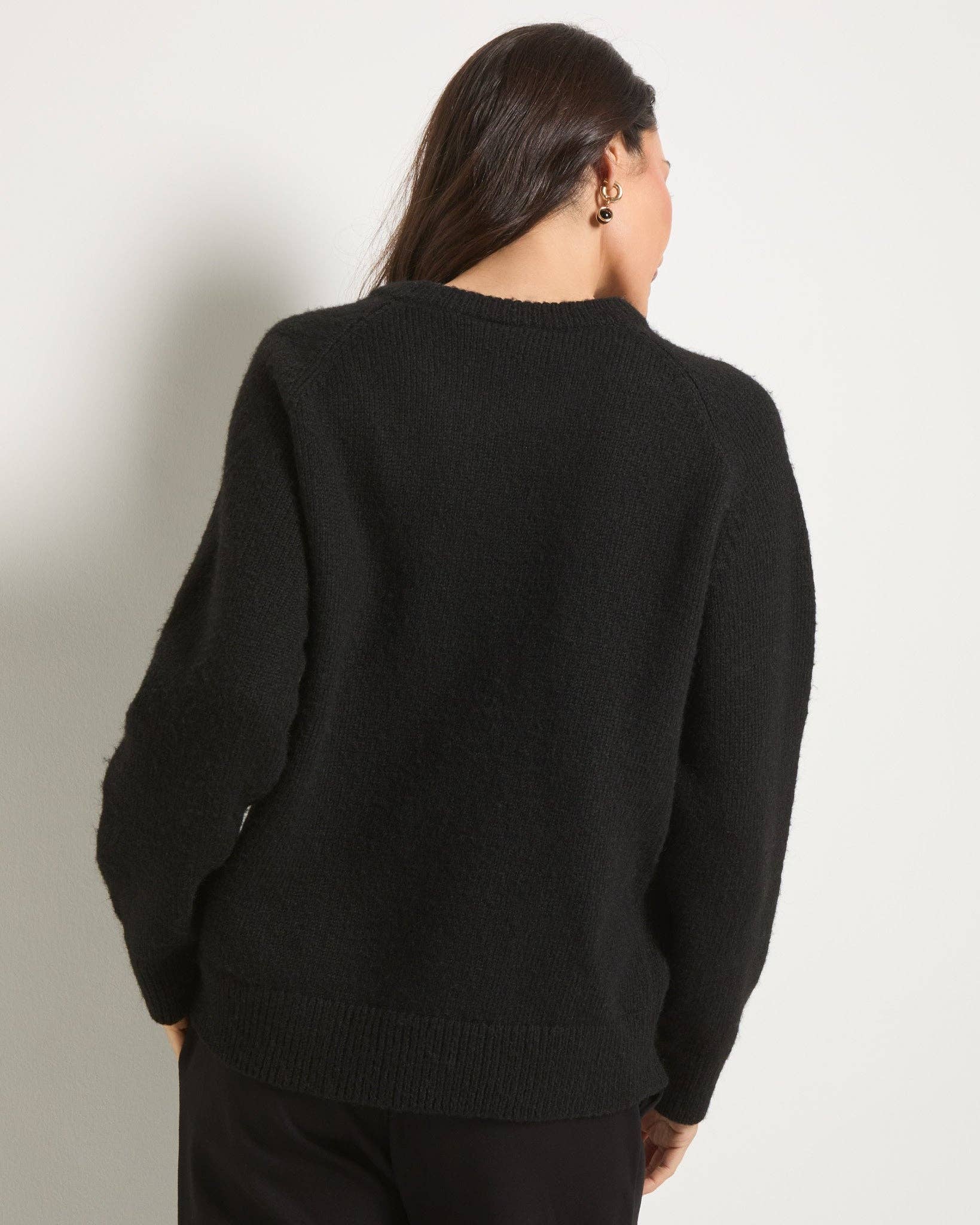 Black "Love" Graphic Sweater for wholesale on Faire1