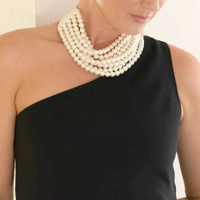 * CHUNKY BEADED LAYERED NECKLACE Faux leather neck magnetic and other Purchase Wholesale chunky necklace beads. Free Returns & Net 60 Terms on Faire trending on Faire.