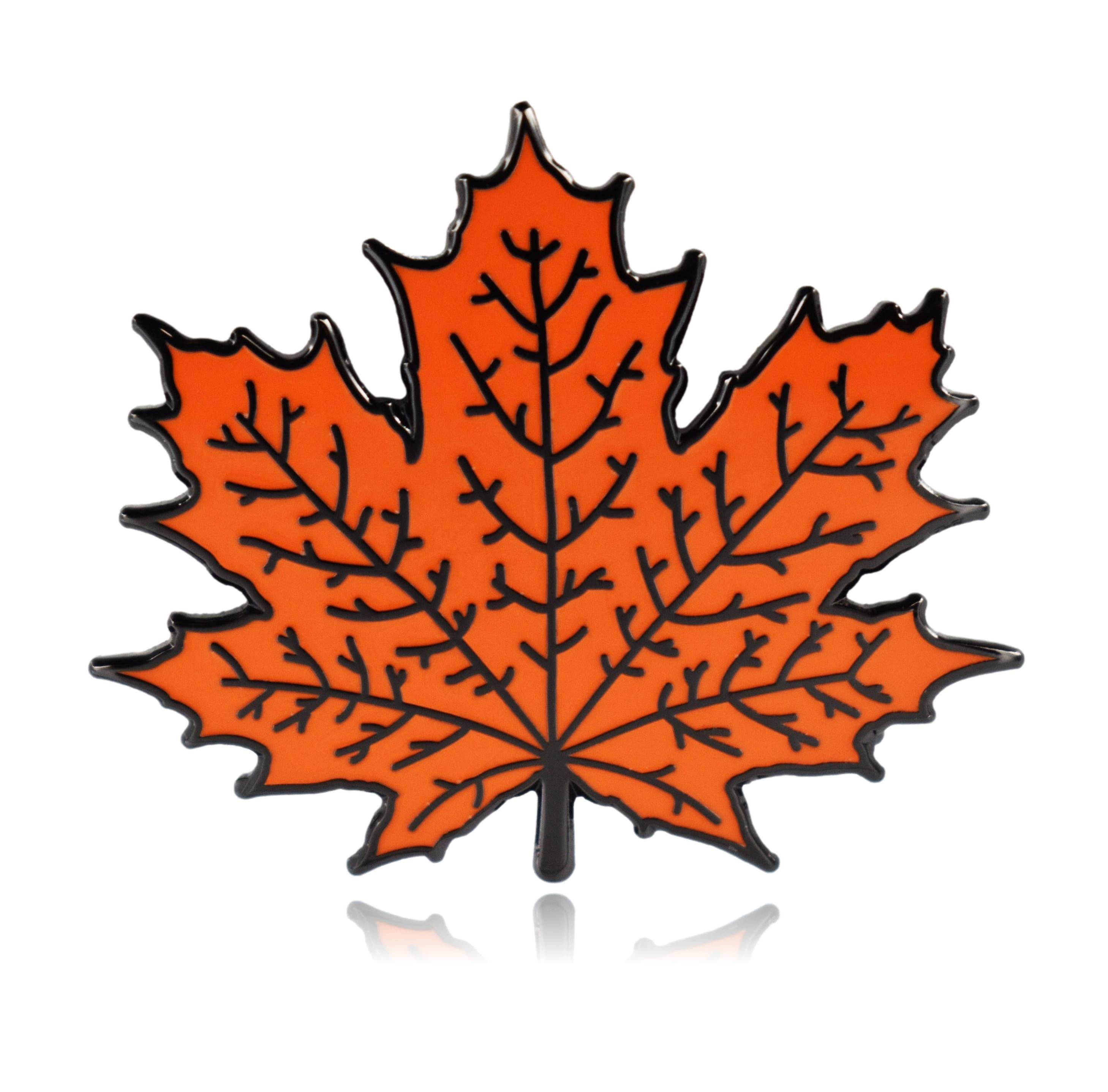 Clayton Jewelry Labs – Alfinete/botão de lapela por atacado – Pino de lapela de esmalte duro de folha de árvore4