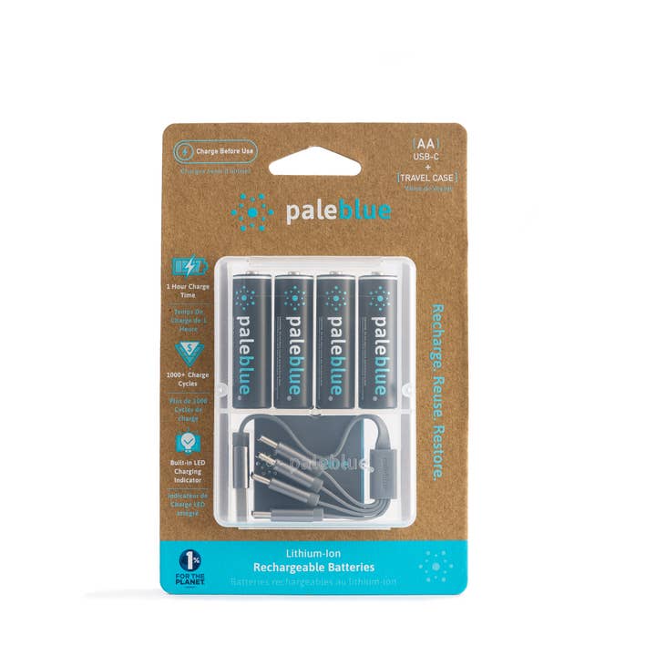 Paleblue - Wholesale Power Adapter - AA USB-C Rechargeable Batteries2