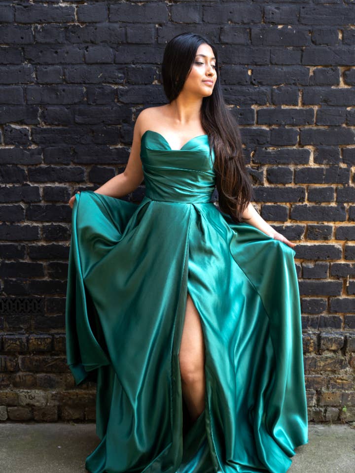 SELENE COUTURE VALERIA CHARM EVENING GOWN STYLE 1216 for wholesale by SELENE COUTURE