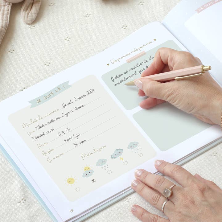 Zü – wholesale Minnesbok - Barn och baby – Bebisens första års bok9