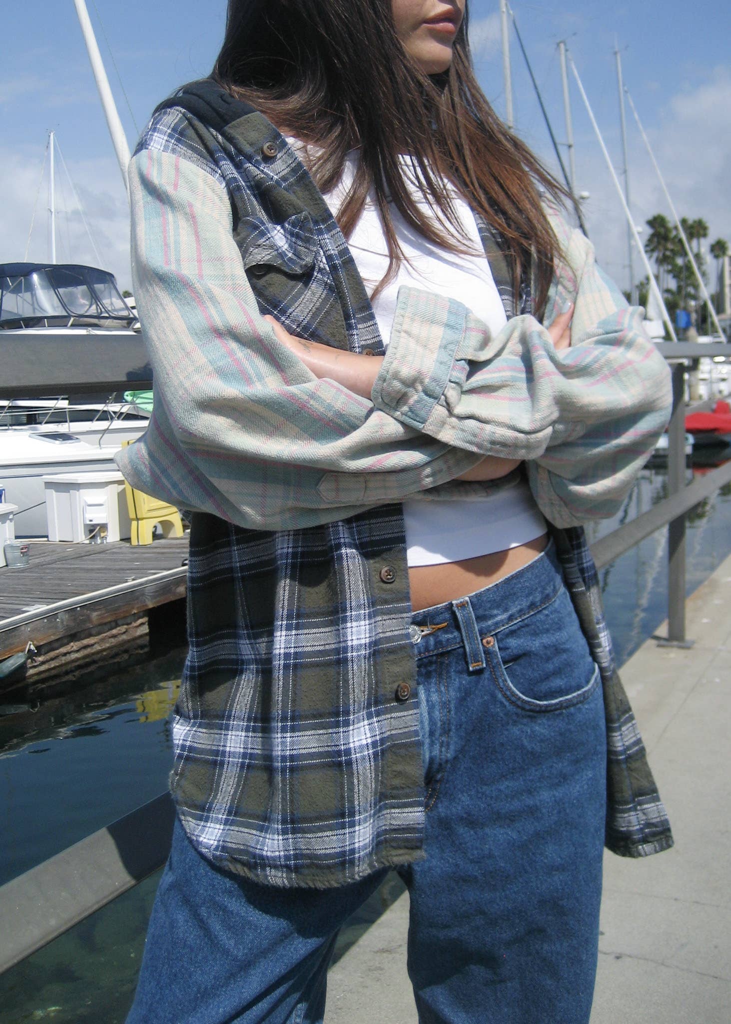 American Recycled Clothing - Wholesale Shirt Jacket/Shacket - Women's - Flannel Shirt Jacket Bundle1