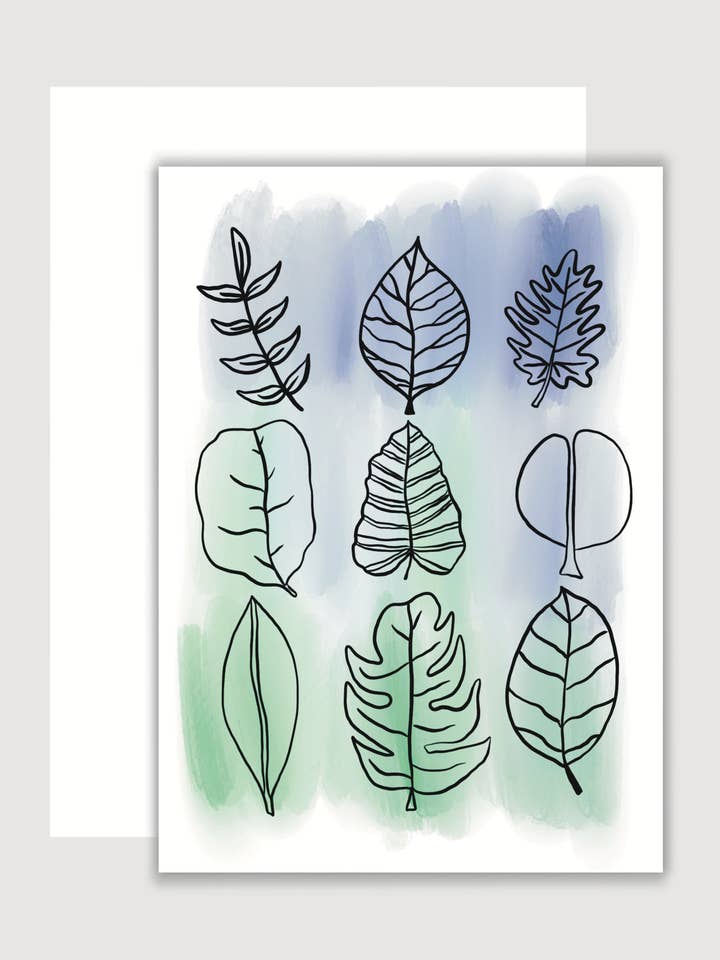 Floral Card for wholesale by Lucky Bunny Creations