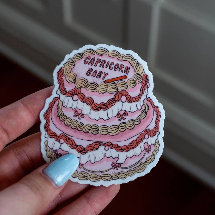 Art By Elowyn - Wholesale Sticker - Zodiac Cake Stickers - Individual Stickers 8