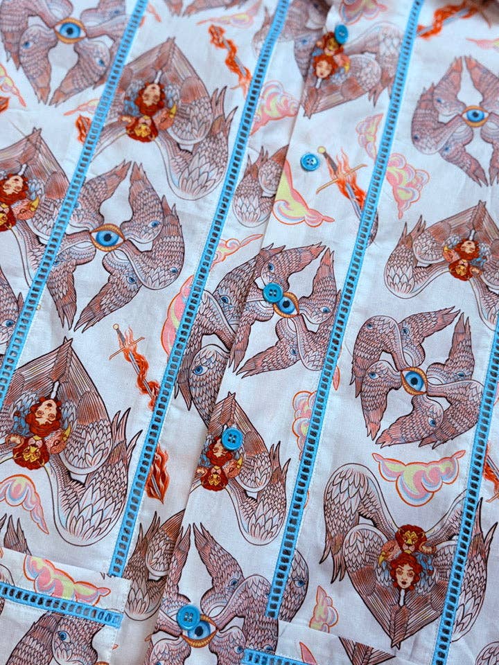 Camicia Cocktail Corpi Celesti da Uomo per la vendita all'ingrosso da parte di Wax Poetic Clothing