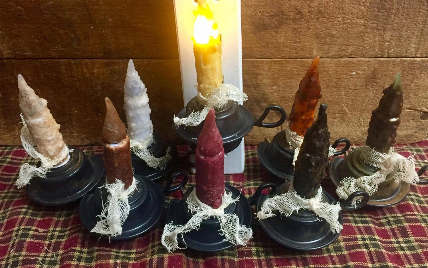 Raggedy Junction - Wholesale Novelty Candle - 3 1/2" Candlestick Night Light1