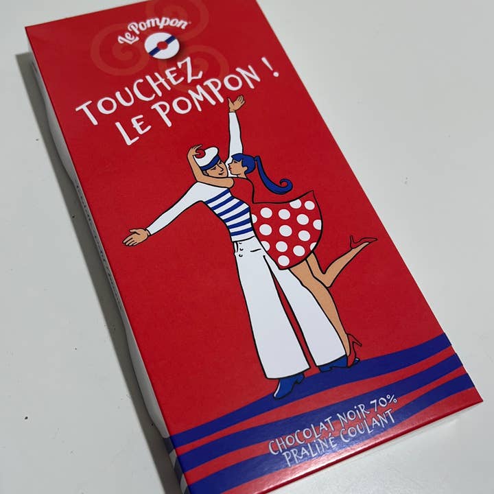 Tablet “Touch the pompon!” (Red) for wholesale by Le Pompon