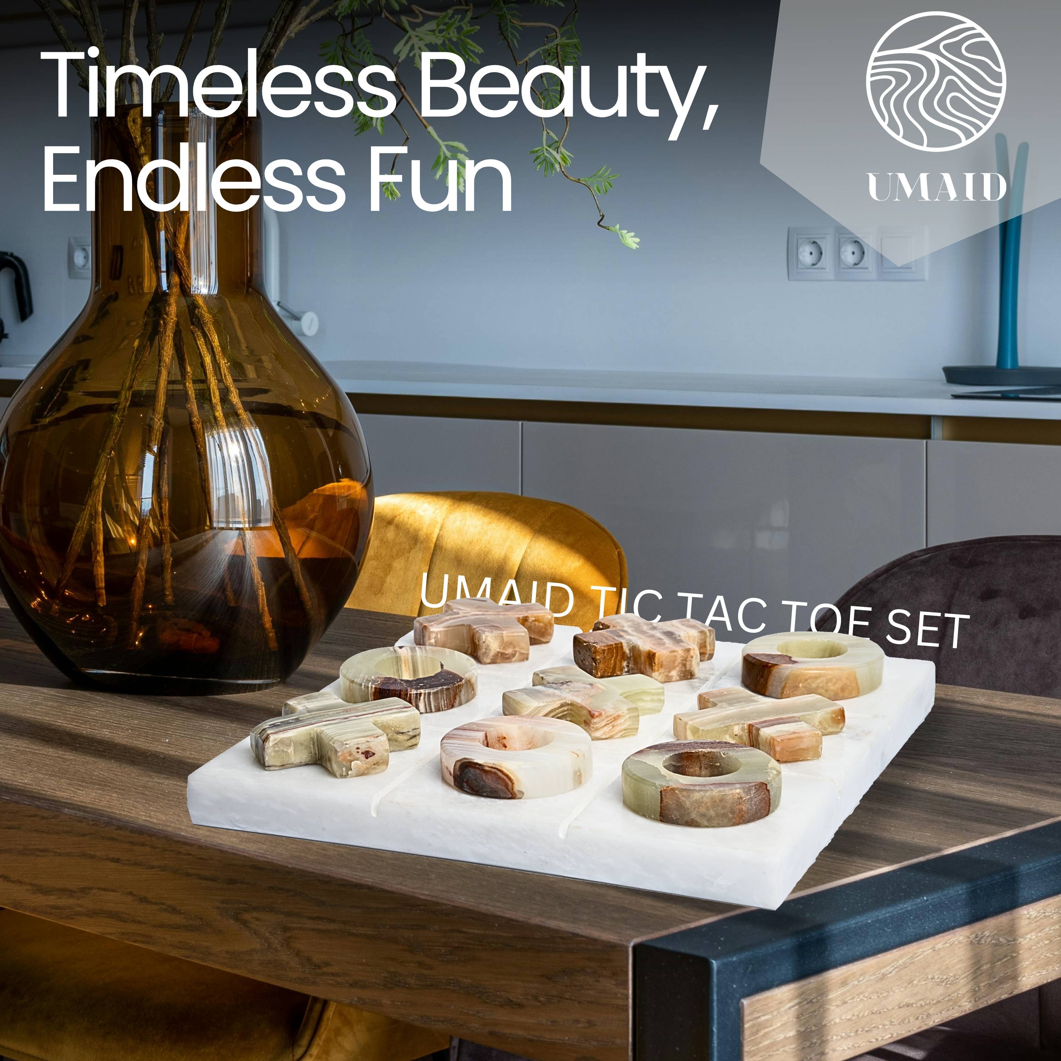 UMAID PRODUCTS - Wholesale Board Game - Marble Tic Tac Toe Game11