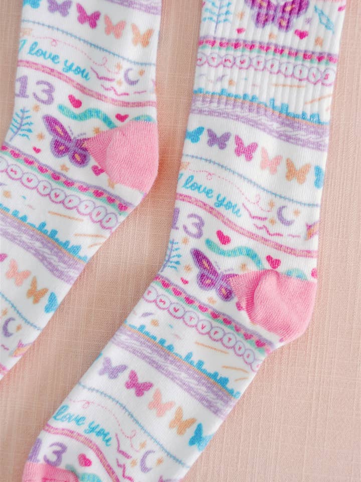 Gracefully Made Art - Wholesale Socks - Women's - SALE Eras Crew Socks1