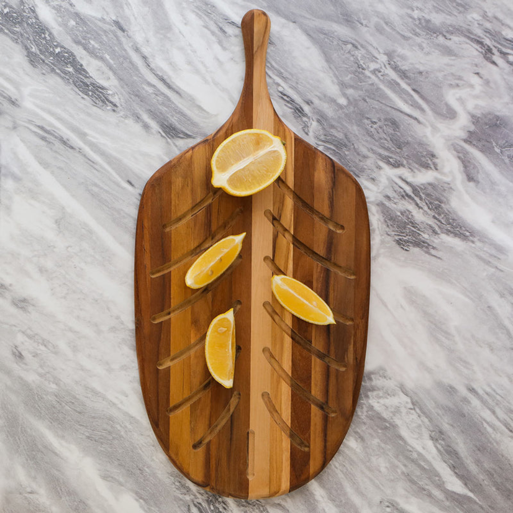 HAUS – wholesale Cutting board – TeakHaus Canoe Paddle Bread Board1