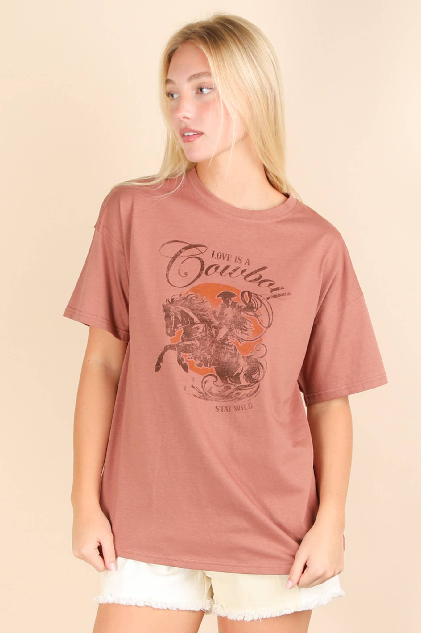 VERY J – Großhandel Strickoberteil – Damen – NT12203-Oversized Cowboy Grafik Siebdruck Strickoberteil17