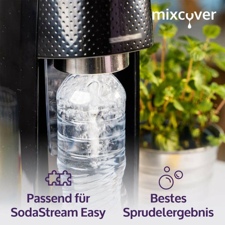Mixcover GmbH - Wholesale Kitchen tool/gadget - mixcover PET bottle adapter suitable for SodaStream Easy for small PET bottle3