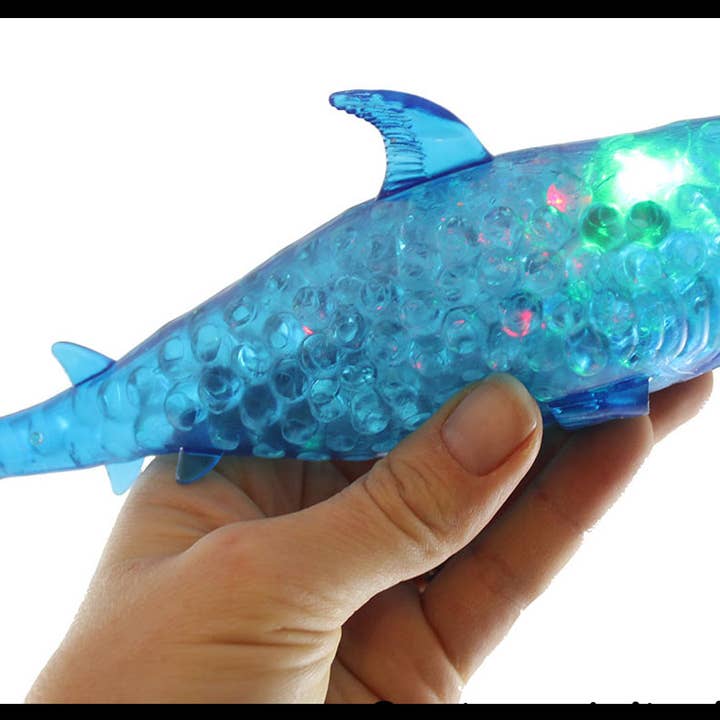 1 Jumbo Shark Water Gel Water Bead Filled Squeeze S for wholesale by Curious Minds Toys