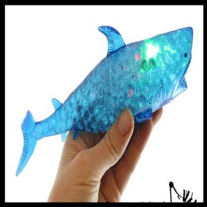 Baby Bath Toys Shark Scoop Net Fishing Toy Soft Silicone Water Spray Animal