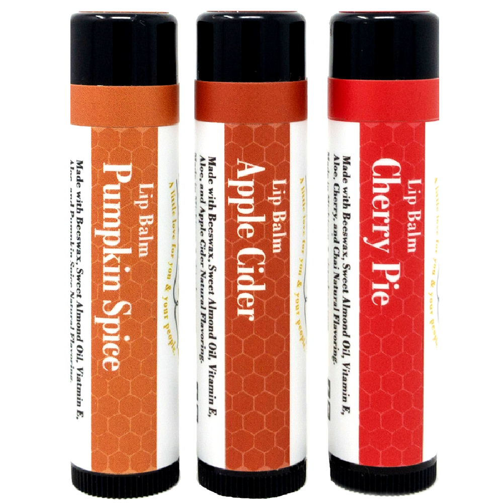 Sister Bees LLC - Wholesale Lippenbalsem set - Fall Bumblebee Lippenbalsem Set3