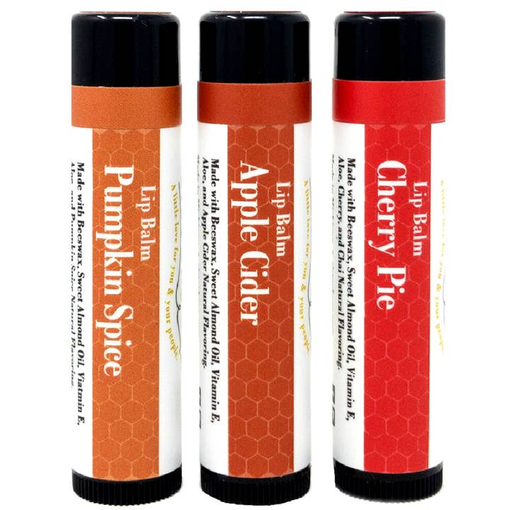 Sister Bees LLC - Wholesale Lip balm set - Fall Bumblebee Lip Balm Set3